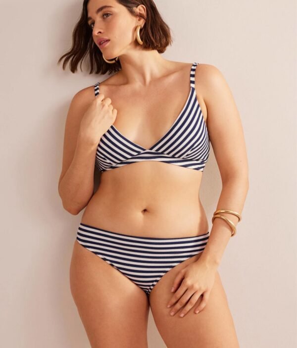 Classic Texture Bikini Bottoms - 图片 2