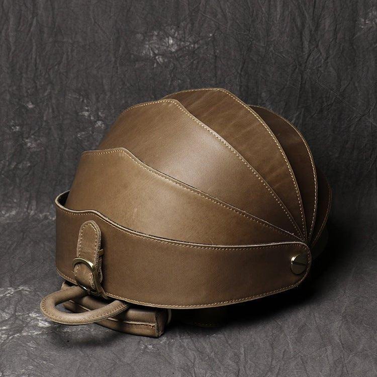 Pangolin Vintage Leather Backpack for Men - 图片 17