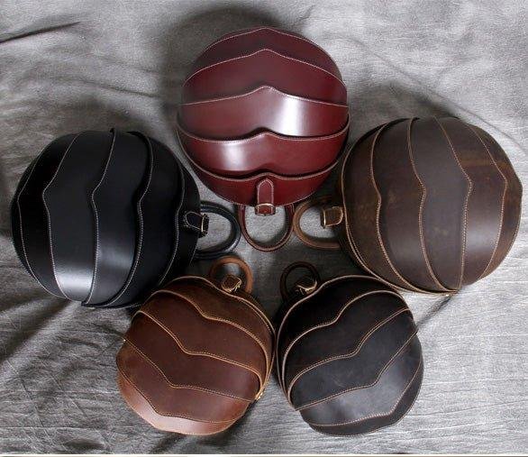 Pangolin Vintage Leather Backpack for Men - 图片 8