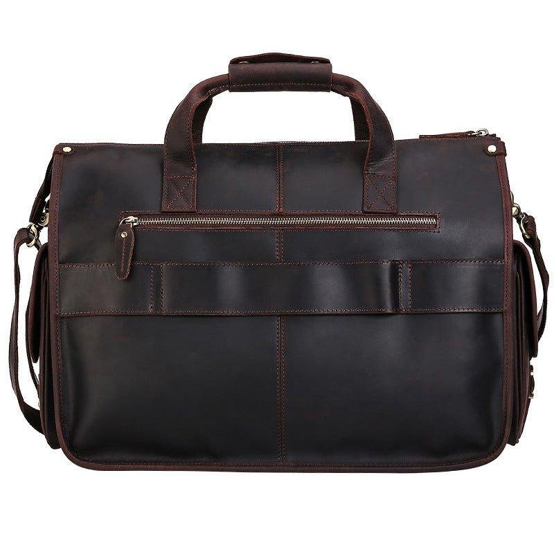 Woosir Vintage Handbag Mens Leather Briefcase - 图片 6