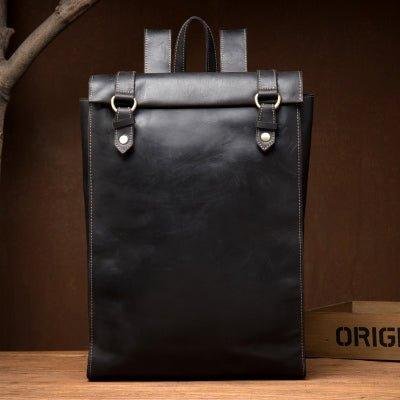 Mens Leather Backpack for Laptop - 图片 14