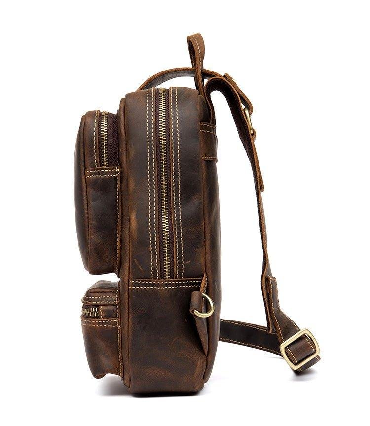 Mens Sling Bag for Mens in Leather - 图片 6