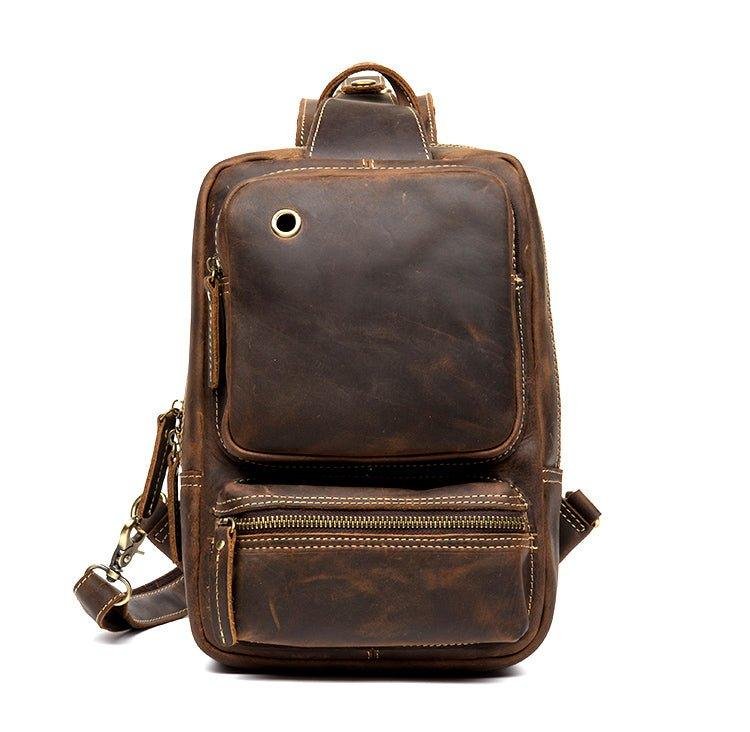 Mens Sling Bag for Mens in Leather - 图片 12