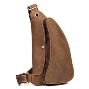 Vintage Mens Sling Leather Backpacks